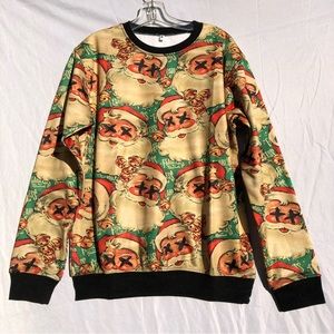 Ugly Christmas Santa Sweatshirt